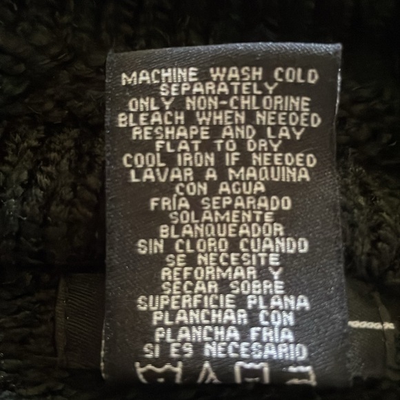 Ladies LH Sport black medium weight sweater/ cardigan w/3 button snap closure L - Picture 10 of 10